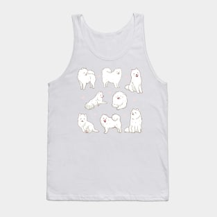 Samoyed dog sticker pack Tank Top